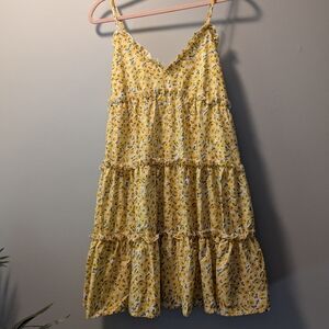 Yellow Floral Sundress